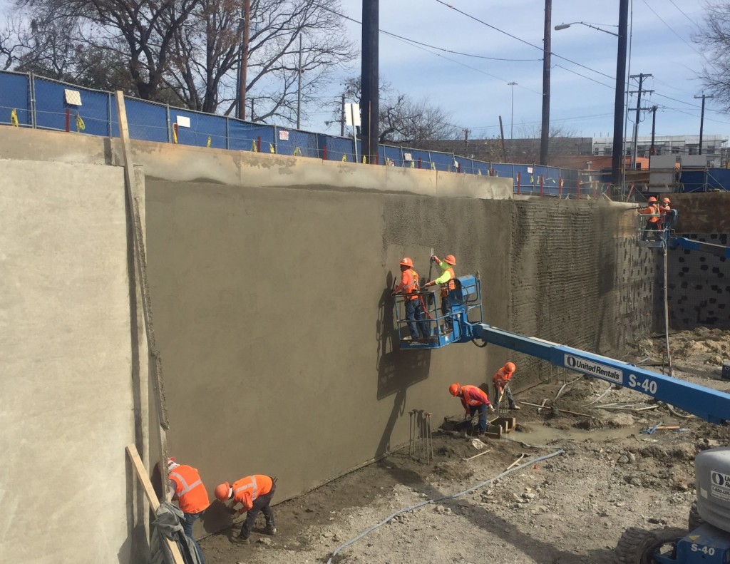 Shotcrete Application by Oscar Orduno Inc Dallas