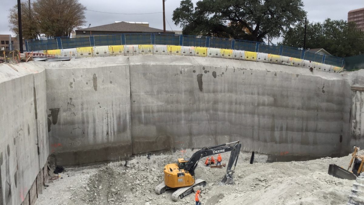 Retaining Wall Services Hyatt House, Austin, Texas