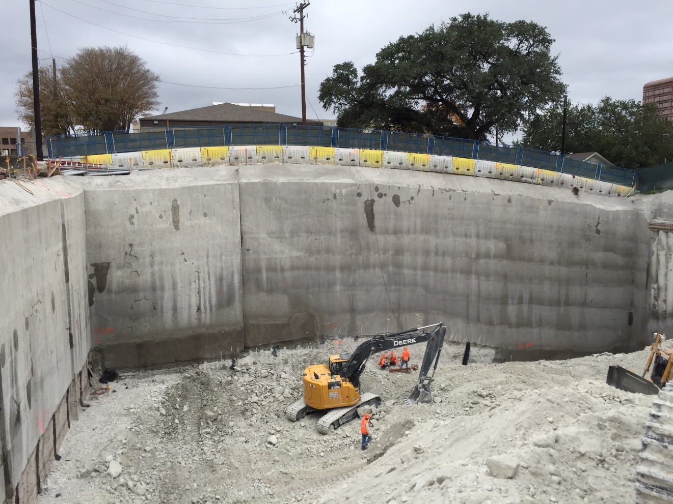 Retaining Wall Services Hyatt House, Austin, Texas