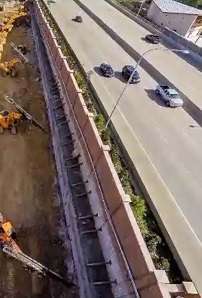 Desing-Build Retaining Walls at Highway